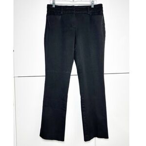 7th Avenue Black Work Pants Trousers Suit Straight
Leg Pockets Belt Loops Size 8